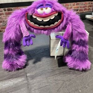 Monsters University Art Purple Furry Monster Plush Toy with tags.